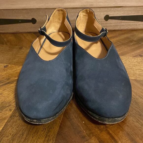 Anthro x The Palatines Suede Flats 7 - Picture 6 of 8